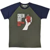 Green Day American Idiot Khaki Green & Navy Blue XL Majica