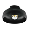 Eglo 900553 - Plafonska lampa MOGANO 1xE27/40W/230V crna