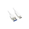 E-green kabl 3.0 usb a - usb 3.1 tip c m/m 1m, za superbrzo punjenje, 120w, 20v, 6a, beli