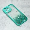 TELEMPIRE Maska za iPhone 13 Pro 6.1 Frame Glitter tirkizna