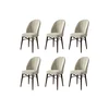 Hanah Home Set stolica Ritim, 44x96x42 cm, 6 komada, Krem-braon