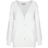 Ermanno Firenze Ženski kardigan D38ETMG12DRY-MF249, Beli