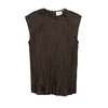 COMMA Bluza temno rjava