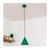 Luster na sajli ETNA II 1xE27/15W/230V, prečnik 18,5 cm, zelene boje