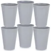 Northix Komplet plastičnih skodelic, sivih, 300 ml, 6 kosov