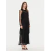 TWINSET Poletna obleka 251TP2510 Črna Regular Fit