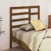 Vidaxl vidaXL Vzglavje postelje rjave barve 81x4x104 cm masivni borov les