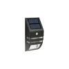 LED solarno zidno svetlo sa senzorom LED/3,7V 500 mAh IP44 crno