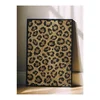 WallXpert uramljena slika 115266, zlatna leopard šara, 50 x 70 cm, crni ram