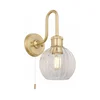 Endon 95507 - Zidno svetlo za kupatilo KENDALL 1xE27/10W/230V IP44 mesing