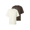 Karl Kani Majica Essential temno rjava/off-bela