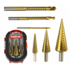 Set 6x HSS konusnih svedrov povrtal 4-30mm + svedri BLACK FRIDAY