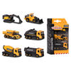 Avtomobilčki gradbeni Volvo Construction Edition Majorette s premičnimi elementi 7,5 cm dolžina 3 vrste 2 različici