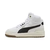 PUMA Shuffle Downtown Mid Sneakers Youth, Shoes, White/Black/Vapor Gray, 38