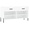 Klupa za cipele bijela 102 x 35 x 55 cm od konstruiranog drva