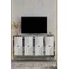 HANAH HOME Komoda Pega 120 White Silver