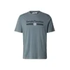 Sergio Tacchini Majica Marchio bazaltno siva/črna/bela