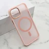 Futrola SILKY MAGSAFE II za Iphone 12/12 Pro (6.1) roze
