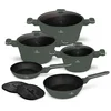 Berlinger Haus Set posuđa Matte Green Collection BH-8207NN, 10 delova, Zeleni