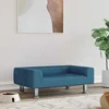 Vidaxl vidaXL Pasja postelja, modra, 70x45x26,5 cm, žamet