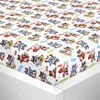 Prevleka iz dresa z elastanom - 90x200 cm - Superjunak lisica, rakun, mačka