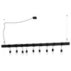 EGLO viseća lampa TOWNSHEND-B E27 9 grla crna 200 cm 39939