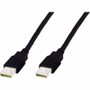 Digitus USB 2.0 priključni kabel [1x USB 2.0 - 1x USB 2.0 konektor]1,80 m črn Digitus