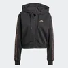 Adidas Ženski duks sa kapuljačom w rc 3s fz hd, Crni