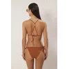 Trendyol Milla Ženski kupaći kostim Tbess25Bt00163, Braon