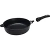 AMT Gastroguss litoželezna ponev 24 cm, primerna za indukcijo, s snemljivim ročajem, 70 mm