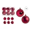 Lilium kugle 7 cm set/6 crvene