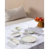 Madame Coco Set tanjira za serviranje doručka Camille, 26 delova, Beli
