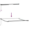 Povlačivi tende Pijesak 3 x 2,5 m 100% Poliester i Aluminij