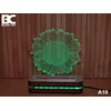 Black Cut 3D Lampa Suncokret, Zelena