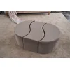 Atelier del Sofa Tabure 120x80x40cm, Krem