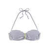 VENICE BEACH Bikini zgornji del temno rumena/črna/bela