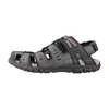 Black Mens Sandals Geox Strada - Mens