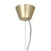 Globen Lighting obesna svetilka Torrano O 30 cm travertin - Dnevna soba/jedilnica - Dizajn - bež, bela, brušena medenina - Steklo