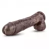 Dr. Skin Mr. Savage dildo z vakuumsko pritrditvijo 11.5, rjav