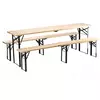 CHOMIK ZABAVNI SET - MIZICA 220 x 50 x 77 cm + 2 KLOPI 220 x 25 x 47 cm - ZLOŽLJIV *2829