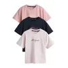 smALLSAINTS Majica roza/rosé/črna/bela