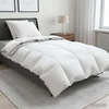 90% Gosji puh set odej FULDA 3 kos 155 x 220 cm 310 GSM Bela