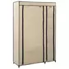 Sklopivi ormar od tkanine 110 x 45 x 175 cm krem