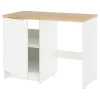 KNOXHULT Podni element s vratima i nišom, bela, 120x61x91 cm