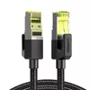 Ugreen UTP Cat7 oklopljen pleten okrogel kabel z modularnim RJ45 Ethernet priključkom 2M