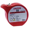 Loctite Tesnilna masa za navoje 55 LT-55 50 m za tesnjenje kovinskih in plastičnih cevnih navojev, takojšnje tesnjenje, enostavno za uporabo, odobreno s strani DVGW/KTW, certificirano s strani NSF/ANSI