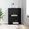 Polica Crni hrast 60 x 30 x 76.5 cm Konstruirano drvo