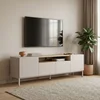 Hanah Home TV komoda Rivoli, 160 cm, peščar / hrast Sapphire
