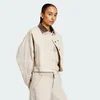 Jakna adidas Canvas Tracktop Jacket Stone Khaki XS