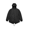 Jakna Rains Fishtail Jacket črna barva